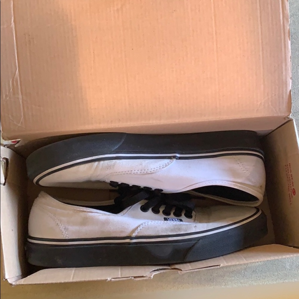 Dirty white vans